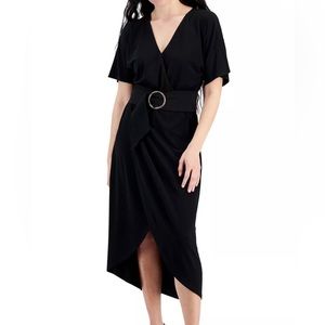 INC petite black dress